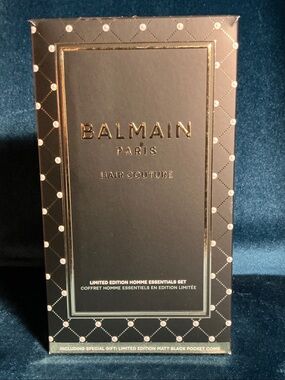 ✨ BALMAIN PARIS HAIR COUTURE — LIMITED EDITION HOMME ESSENTIALS SET